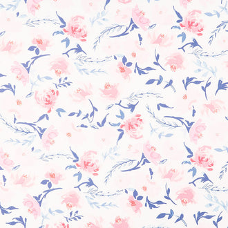 Art Gallery Canvas - Wonderful Things Aquarelle Study Wash Pink Yardage