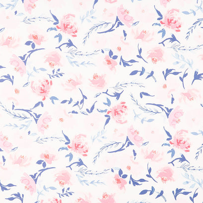 Art Gallery Canvas - Wonderful Things Aquarelle Study Wash Pink Yardage