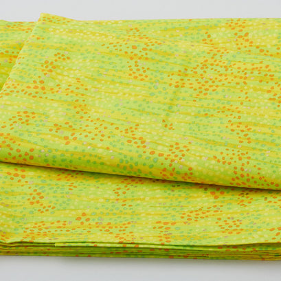 Dewdrop - Dewdrop Citrus Metallic 2 Yard Cut
