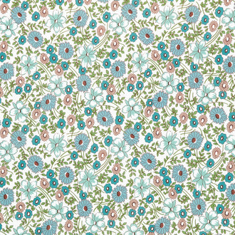 Prairie - Floral Prairie Blue 108" Wide Backing