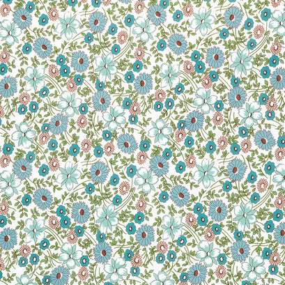 Prairie - Floral Prairie Blue 108" Wide Backing