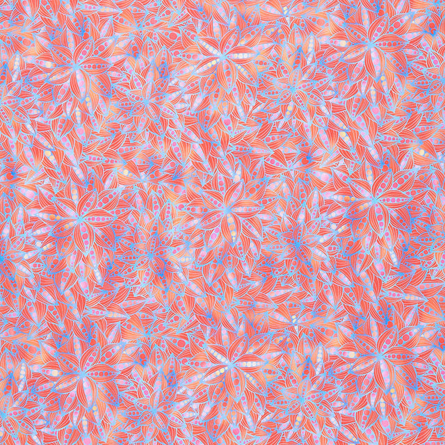 Dazzle (In The Beginning) - Bloom Red Yardage Primary Image