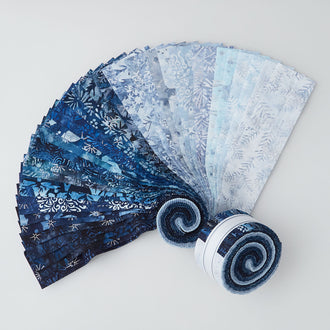 Artisan Batiks - Winter Wonderland Evening Colorstory Roll Up
