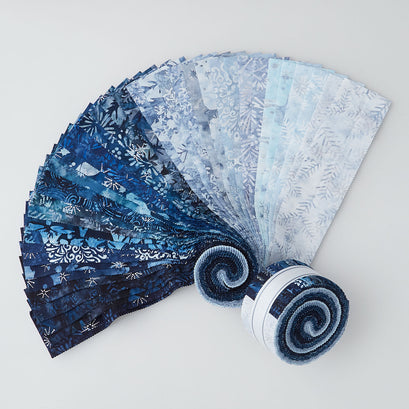 Artisan Batiks - Winter Wonderland Evening Colorstory Roll Up