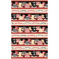 Coffee Always - Coffee Cup Repeating Stripe Multi Yardage Alternative View #1