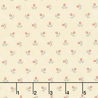 Freedom Road - Star Flower Tan Multi Yardage