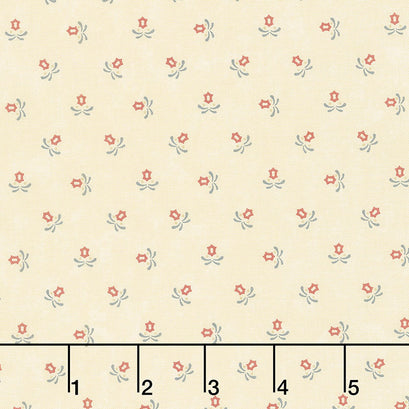 Freedom Road - Star Flower Tan Multi Yardage