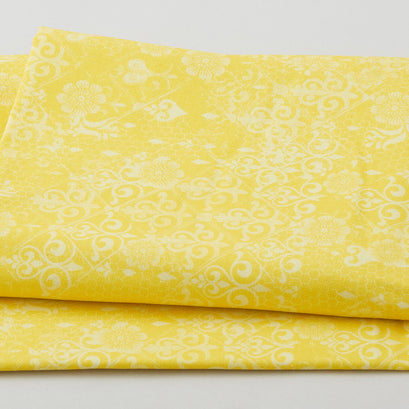 Mixed Medallion Blender - Yellow 2 Yard Cut