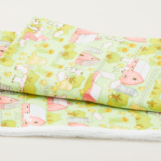 Farm Babies - Farm Scenic Green 2 Yard Cut