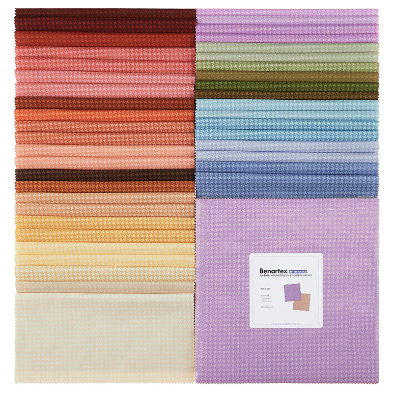 Blushed Houndstooth Favorites 10" Squares Primary Image