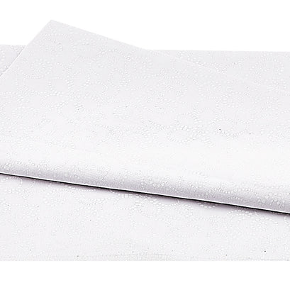 Morning Mist VII - White on White Dotted Shapes 2 Yard Cut