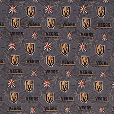 NHL - Las Vegas Knights Tone on Tone Grey Yardage Primary Image