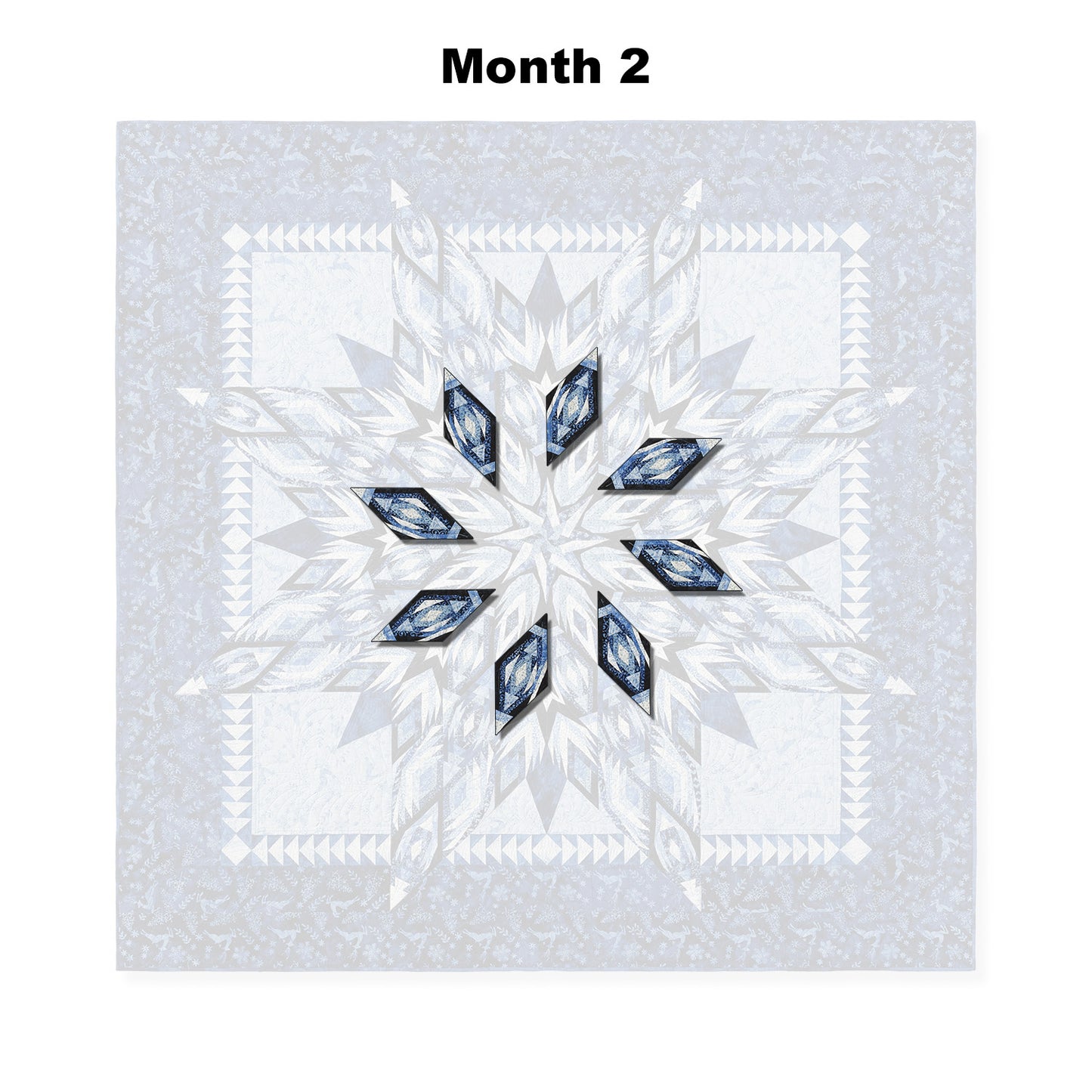 Winter's Glow Block of the Month Alternative View #3