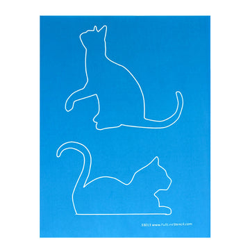 Full Line Stencil - Cats 1 Alternative View #1
