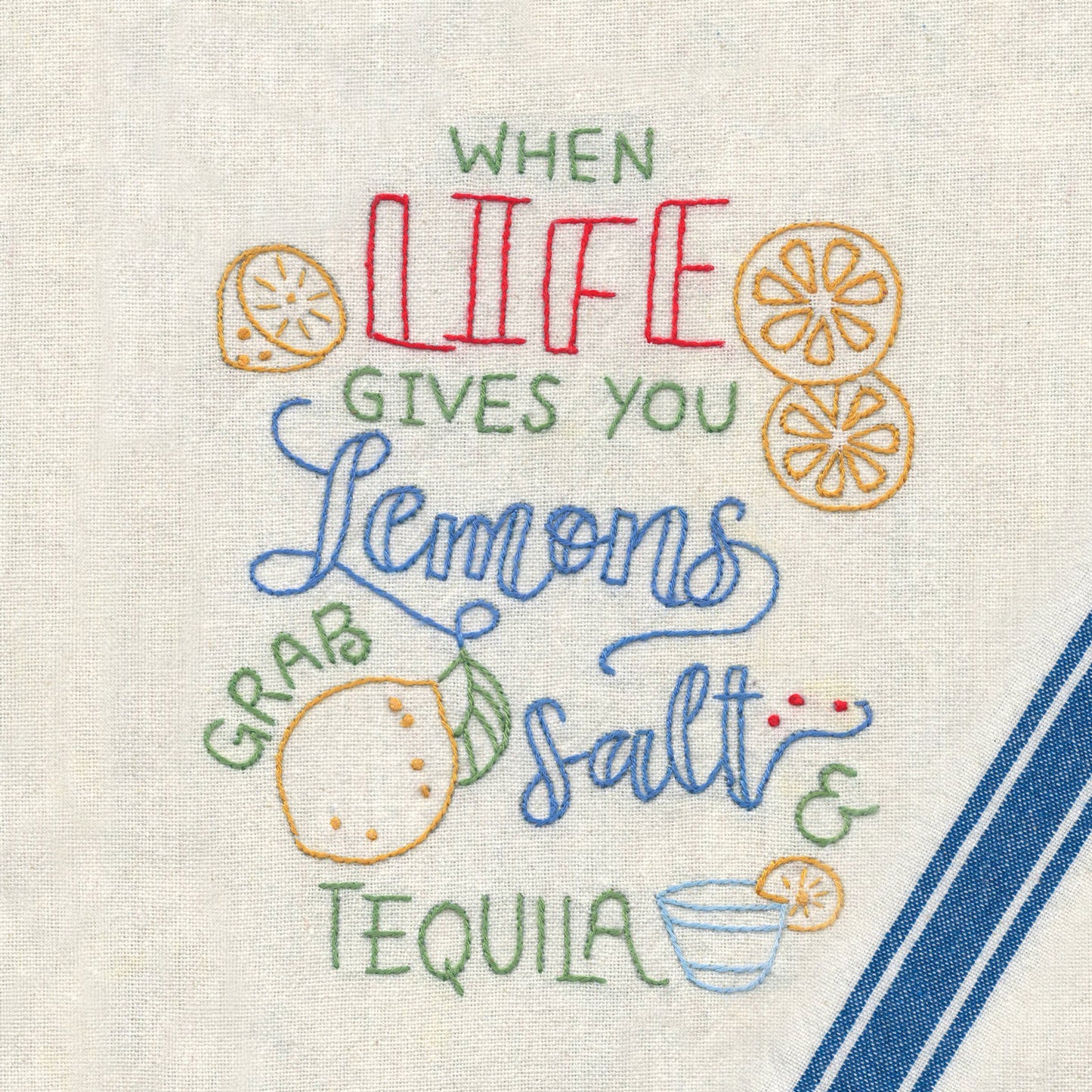 Aunt Martha's When Life Gives You Lemons Iron-On Embroidery Pattern Alternative View #2