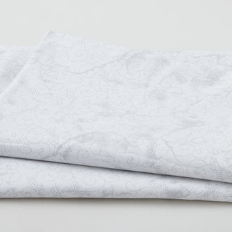 Stitch - Printed Stitches White 108" Wide 3 Yard Cut