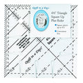 4 1/2" Triangle Square Up Plus Ruler