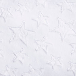 Luxe Cuddle® - Stars Snow Yardage Primary Image