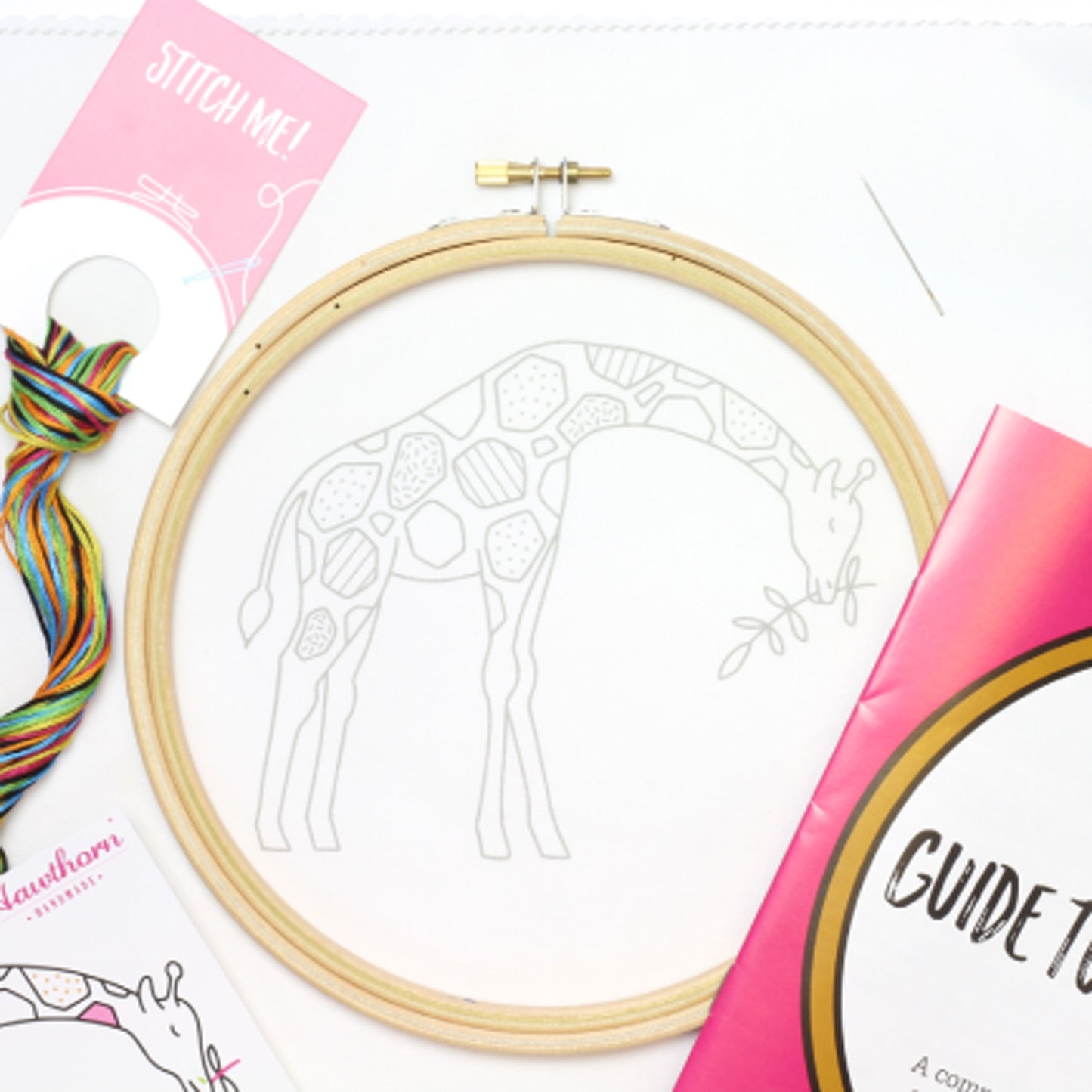 Giraffe Embroidery Kit Alternative View #1