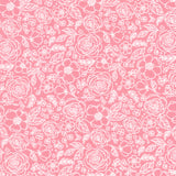 My Valentine - Lined Roses Coral Yardage Primary Image