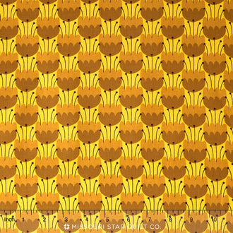 Enchanted - Tulips Tumeric Yardage