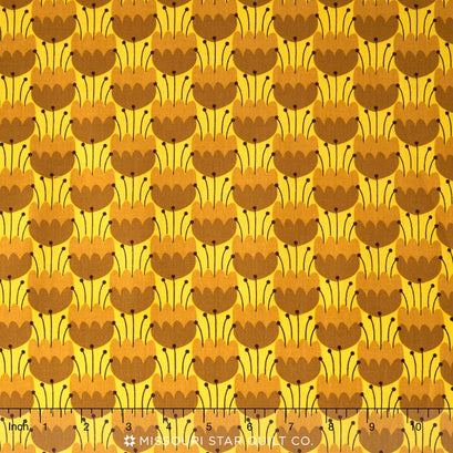 Enchanted - Tulips Tumeric Yardage