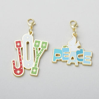 Sew Cute Zipper Pulls - Peace & Joy