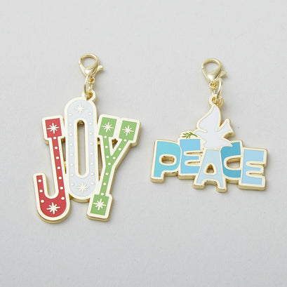 Sew Cute Zipper Pulls - Peace & Joy