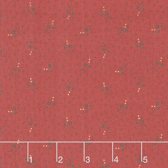 Scraps of Kindness - Heirloom Floral Cranberry Yardage
