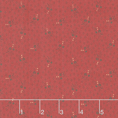 Scraps of Kindness - Heirloom Floral Cranberry Yardage
