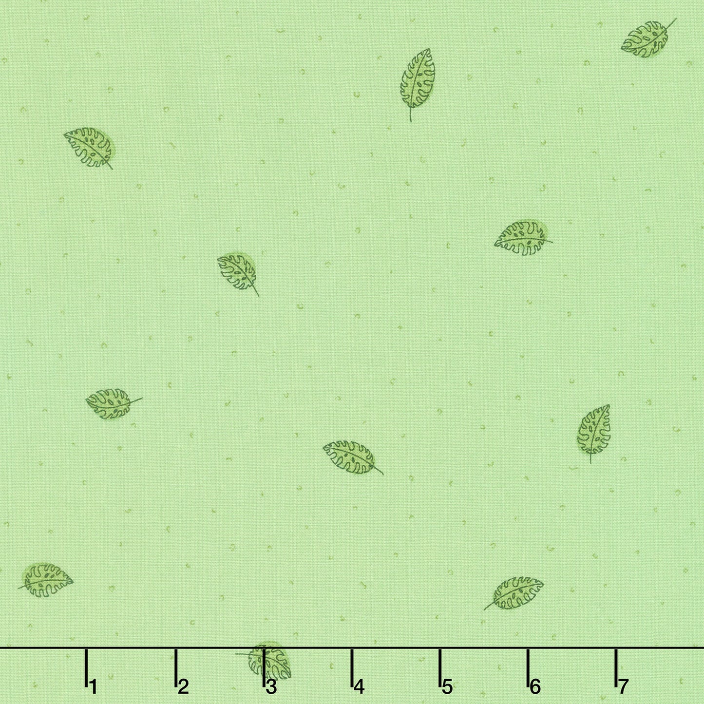 Leafy Keen - Leaves Green Yardage Primary Image