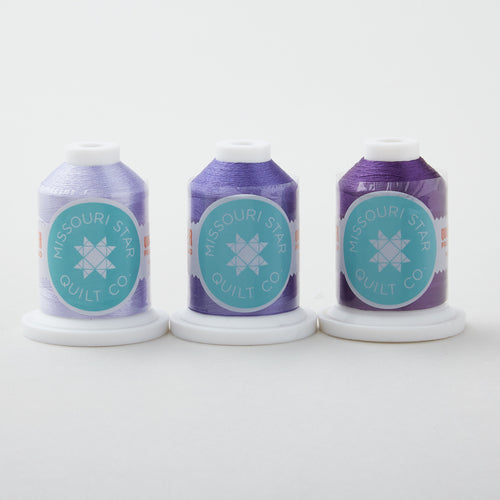 Missouri Star Purples 40 Wt Polyester Thread Stash Builder 3 Pack Primary Image