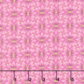 Alluring Butterflies - Petal Geo Purple Metallic Yardage Primary Image