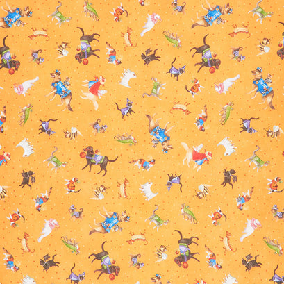 Trick or Treat - Dogs & Cats Pumpkin Yardage