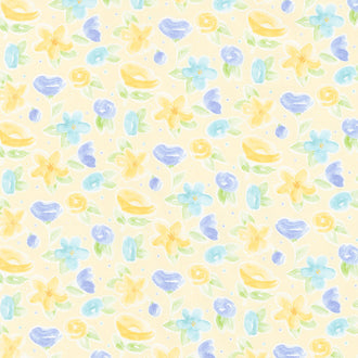 Monthly Placemat Coordinate - May Flowers Yellow Yardage
