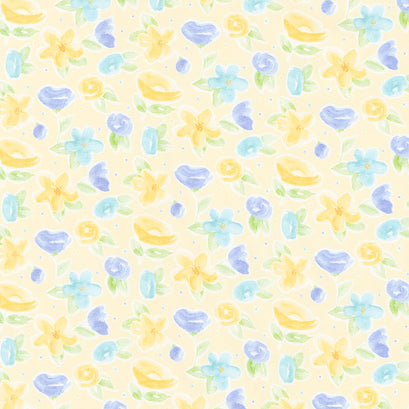 Monthly Placemat Coordinate - May Flowers Yellow Yardage