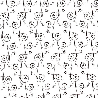 Queen of We'en - Starry Night White Yardage