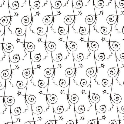 Queen of We'en - Starry Night White Yardage