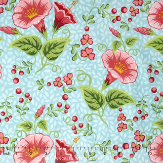 Primavera - Primavera Main Teal Yardage
