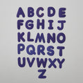 Missouri Star Iron-on Fabric - Navy Round Alphabet Primary Image