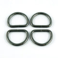 Emmaline 1" D-Rings - Set of Four Gunmetal