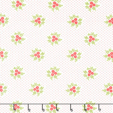 Fruit Cocktail - Posey Blossoms Ice Cream Yardage Primary Image