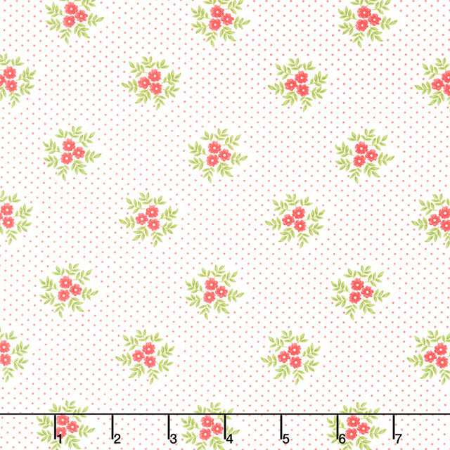 Fruit Cocktail - Posey Blossoms Ice Cream Yardage Primary Image
