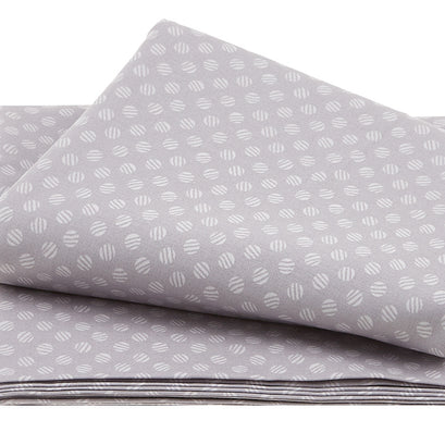 Wilmington Essentials - Dash of Pepper Lined Dots Gray 3 Yard Cut