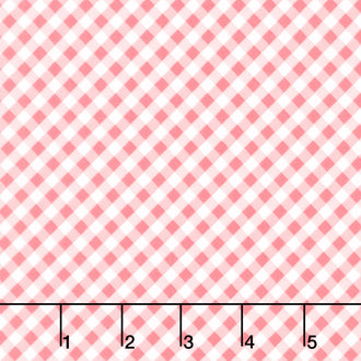 Spring Gardens - Gingham Sugar Pink Yardage