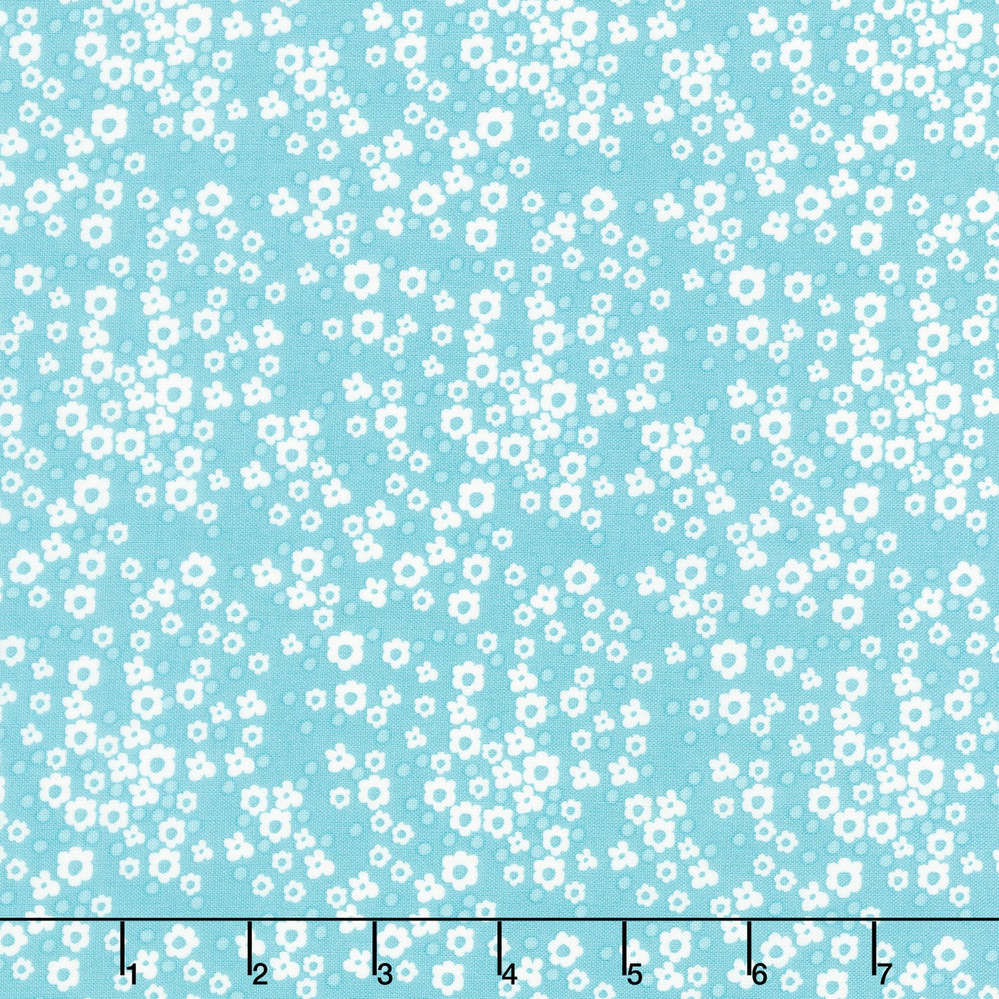 Spring's in Town - Blossoms Peacock Yardage Primary Image