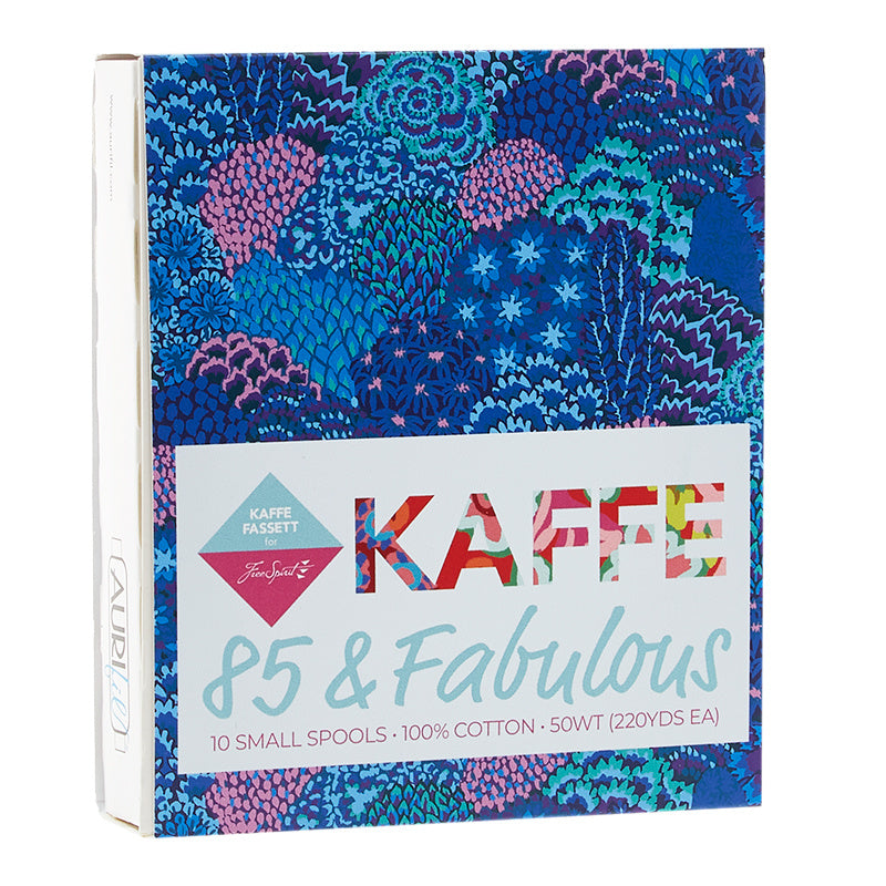 AURIfil™ Kaffe Fassett 85 & Fabulous Thread Collection - 10 Small Spools Alternative View #1