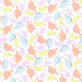 Hear Me Roar - Dino-Mite White Yardage