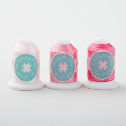 Missouri Star Pinks 40 Wt Polyester Thread Stash Builder 3 Pack Primary Image