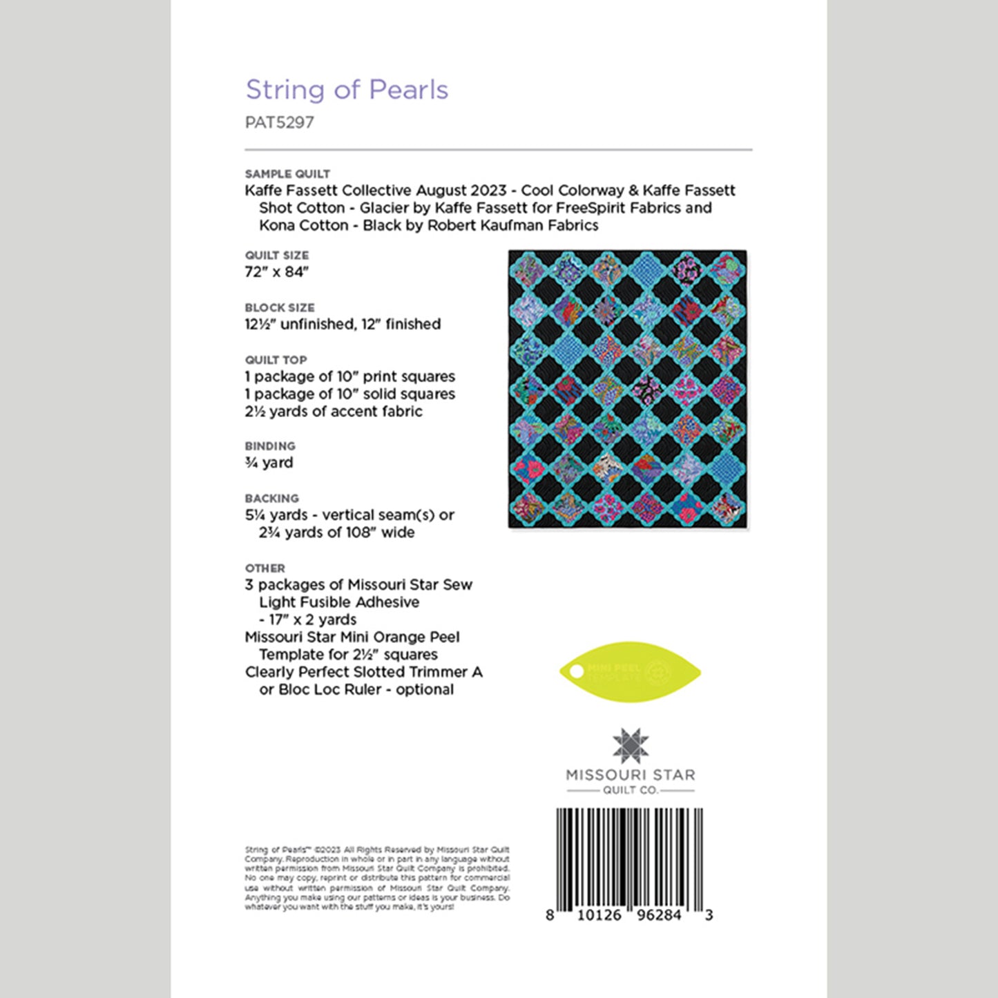 Digital Download - String of Pearls Quilt Pattern by Missouri Star Alternative View #1